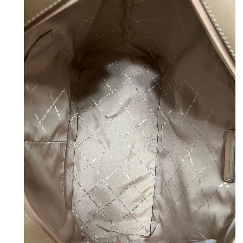 Michael Kors Gold Saffiano Leather Tote – Pre-Loved (Excellent Condition)