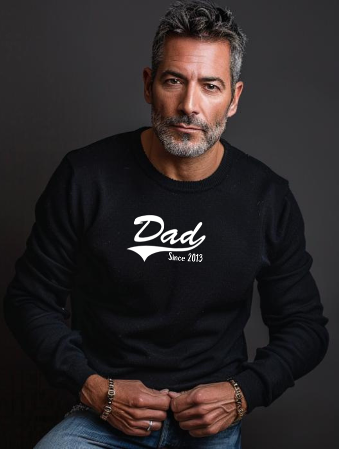 DAD SWISH SWEATER - BLACK