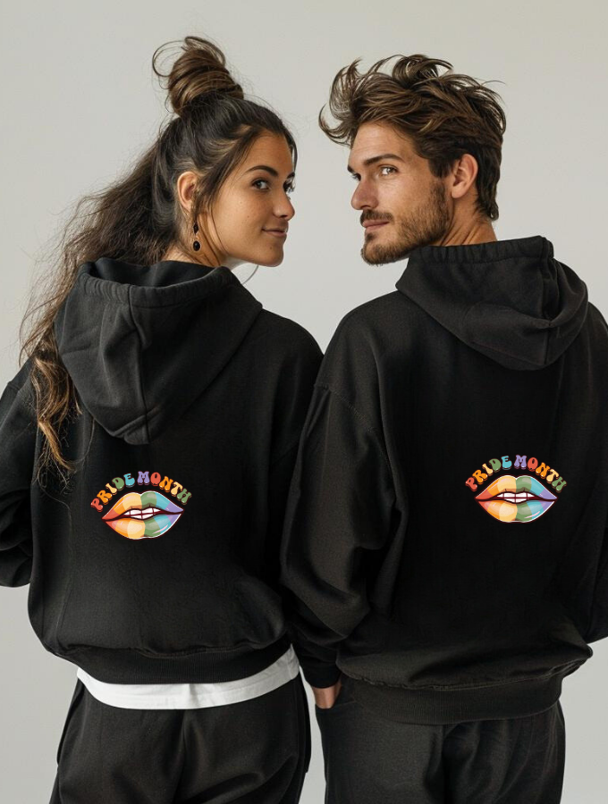 PRIDE HOODIE - BLACK- UNISEX