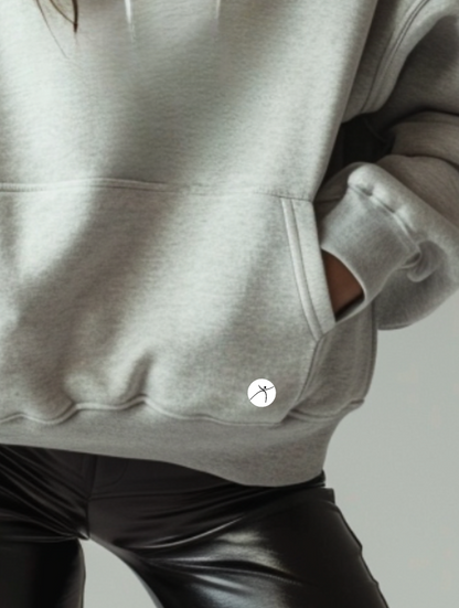 B&W ALL MAMAS HOODIE - GREY