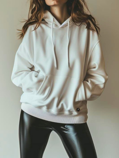 STRONG HEARTS HOODIE - WHITE
