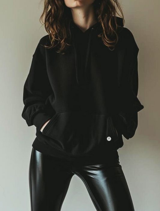 BASIC HOODIE - BLACK