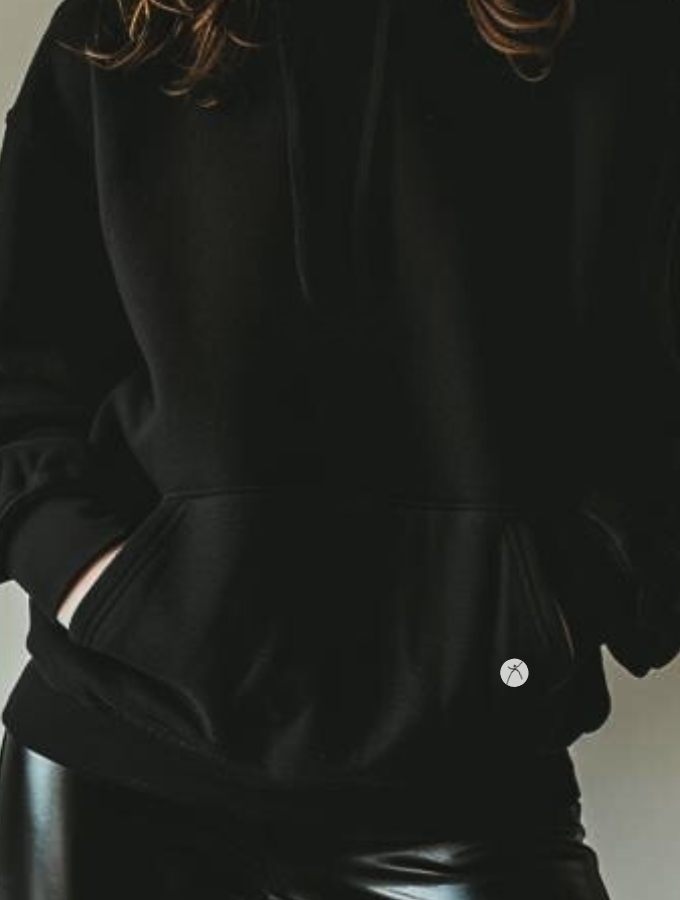 BASIC HOODIE - BLACK