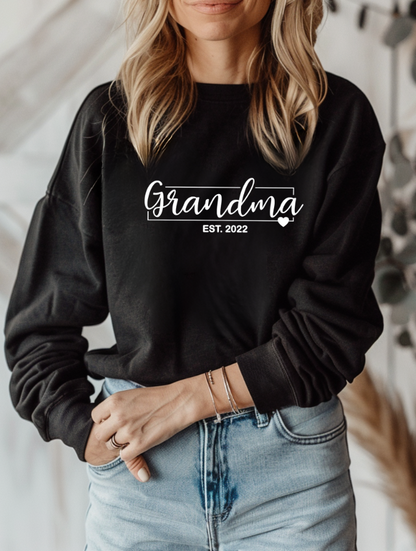 GRANDMA SWEATER - BLACK