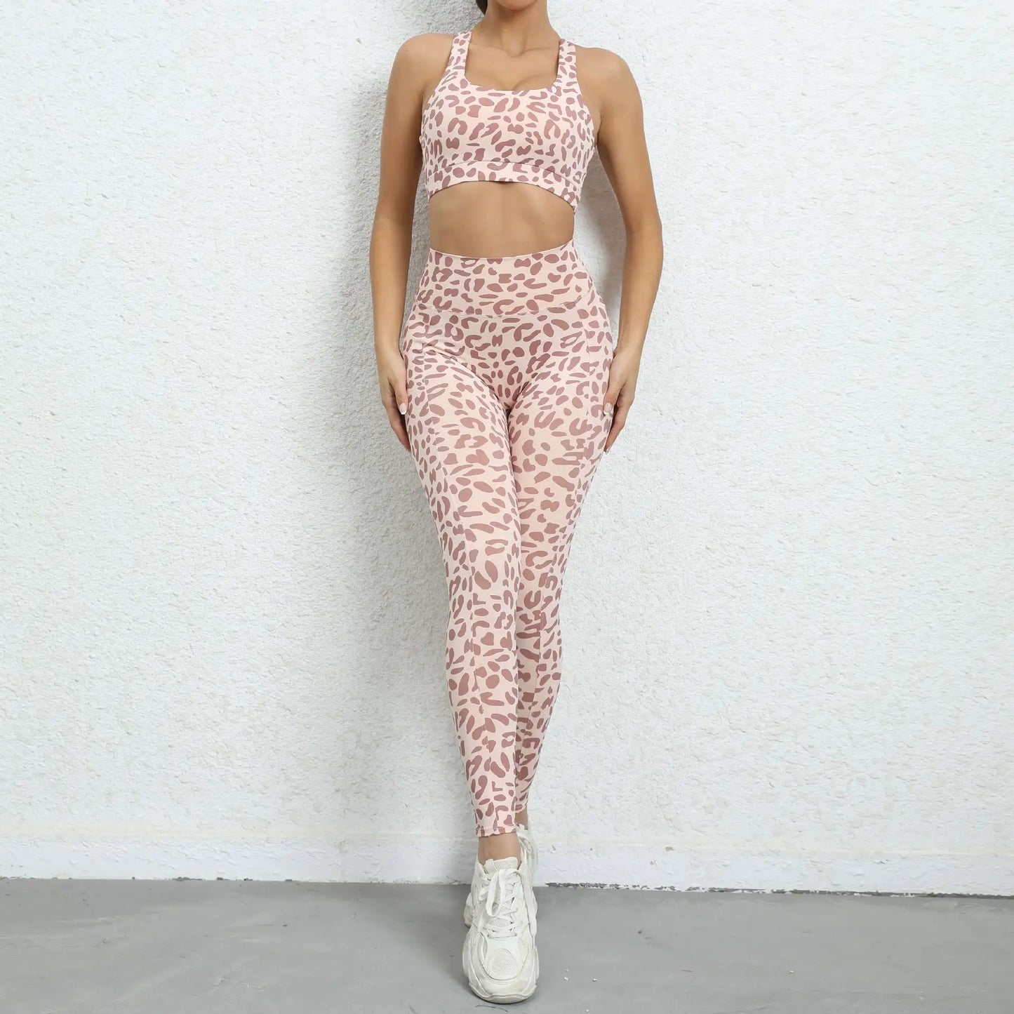 Leopard Luxe Racerback Set