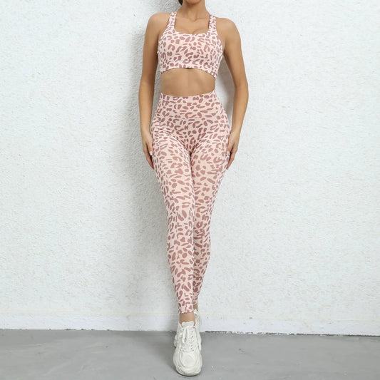 Leopard Luxe Racerback Set