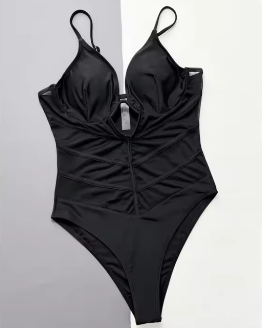 Black Mesh V Design Full Costume