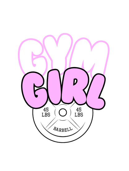 GYM GIRL ROUNDNECK TEE - WHITE