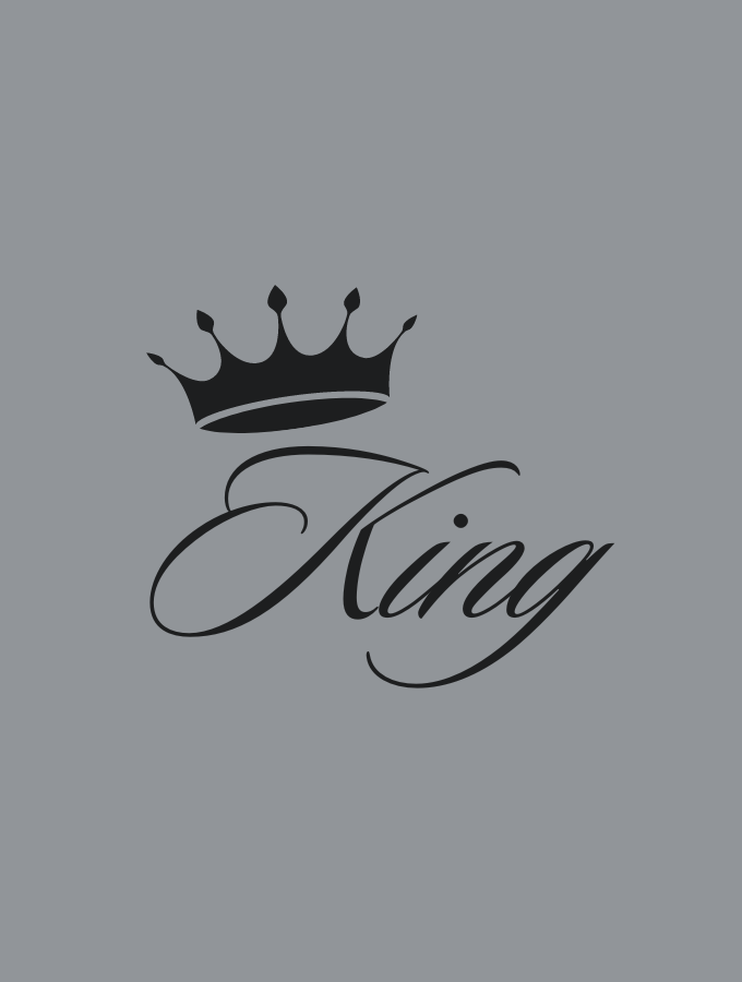 KING HOODIE - GREY