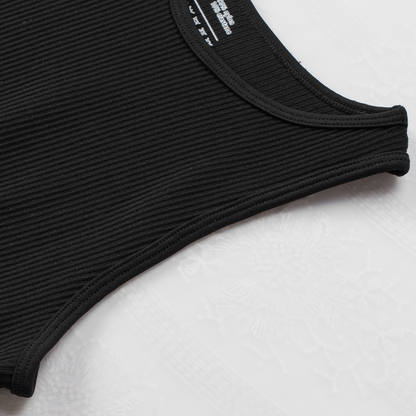 Ribbed Sleeveless Bodysuit