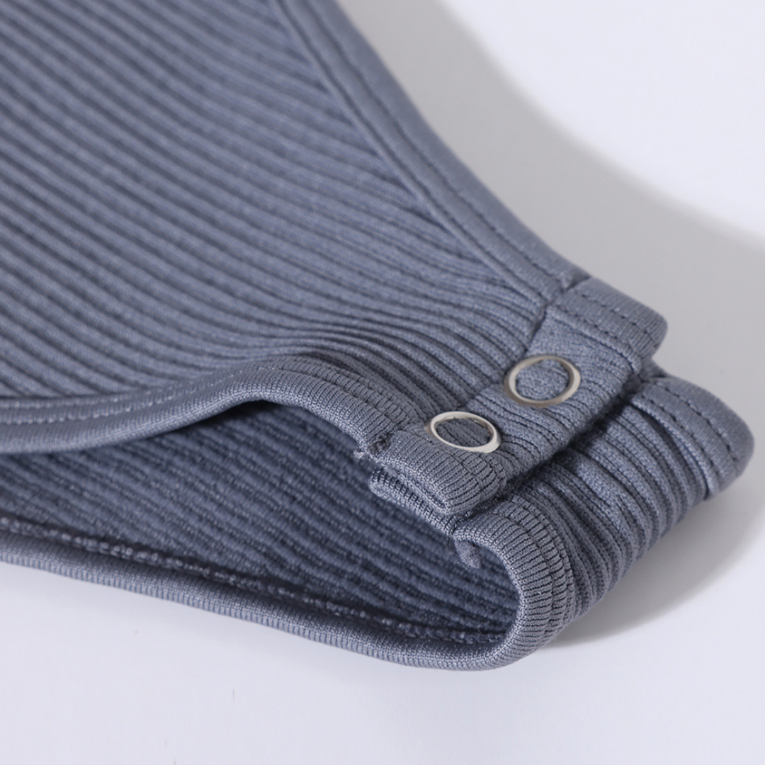 Ribbed Sleeveless Bodysuit
