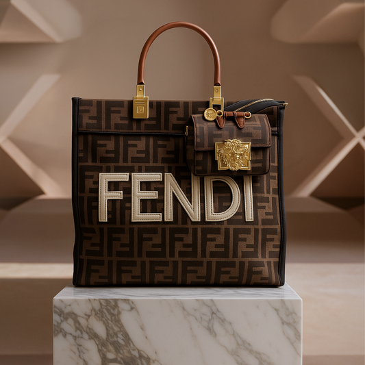 Fendi x Versace Monogram Tote