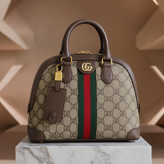 Gucci Boston Stripe Bag