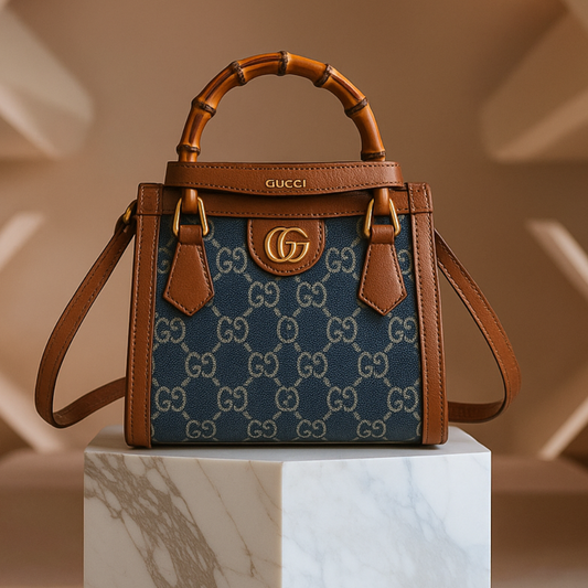 Gucci Monogram Denim Tote