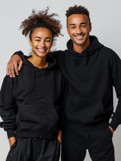 LOVE WINS HOODIE - BLACK- UNISEX