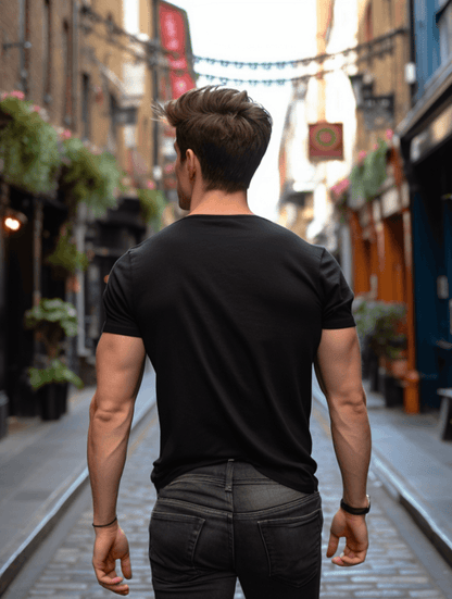 AERONAUTICA TEE - MILITAIRE SERIES - BLACK - TONED