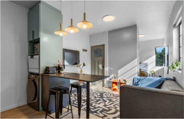 Dining and stair