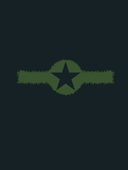 COMBAT TEE - MILITAIRE SERIES- BLACK - TONED
