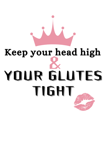 TIGHT GLUTES VEST - WHITE - TONED